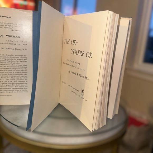 I’m OK – You’re OK (1969, Hardcover w/ Dust Jacket) by Thomas A. Harris M.D. - Picture 5 of 8